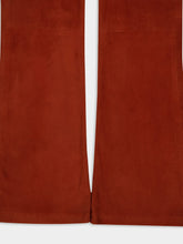 Zircon Cinnamon Stick Suede Flared Pants | PDP - Fashion Clinic