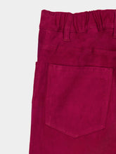 Paula Zircon Cabernet Flared Suede Pants