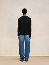 Ami Paris Black Ami de Coeur Sweater