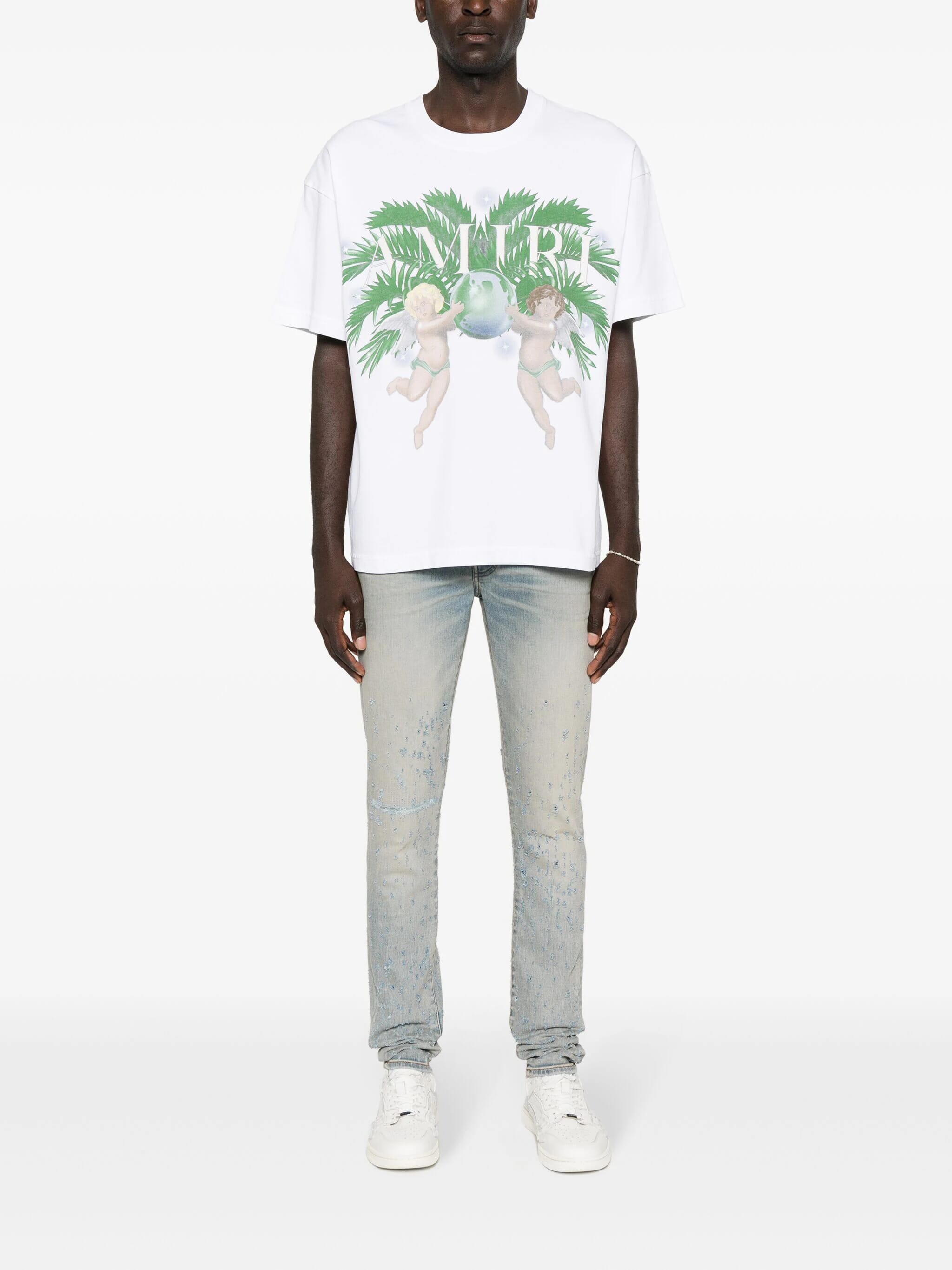 Palm Cherub Graphic T-Shirt