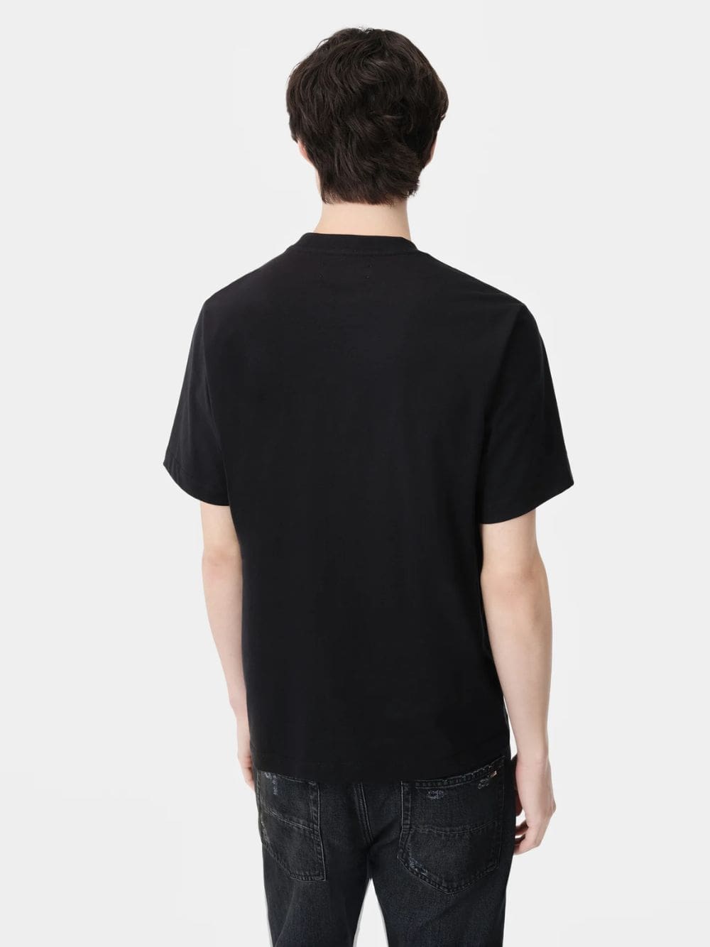 Black Staggered Logo T-Shirt