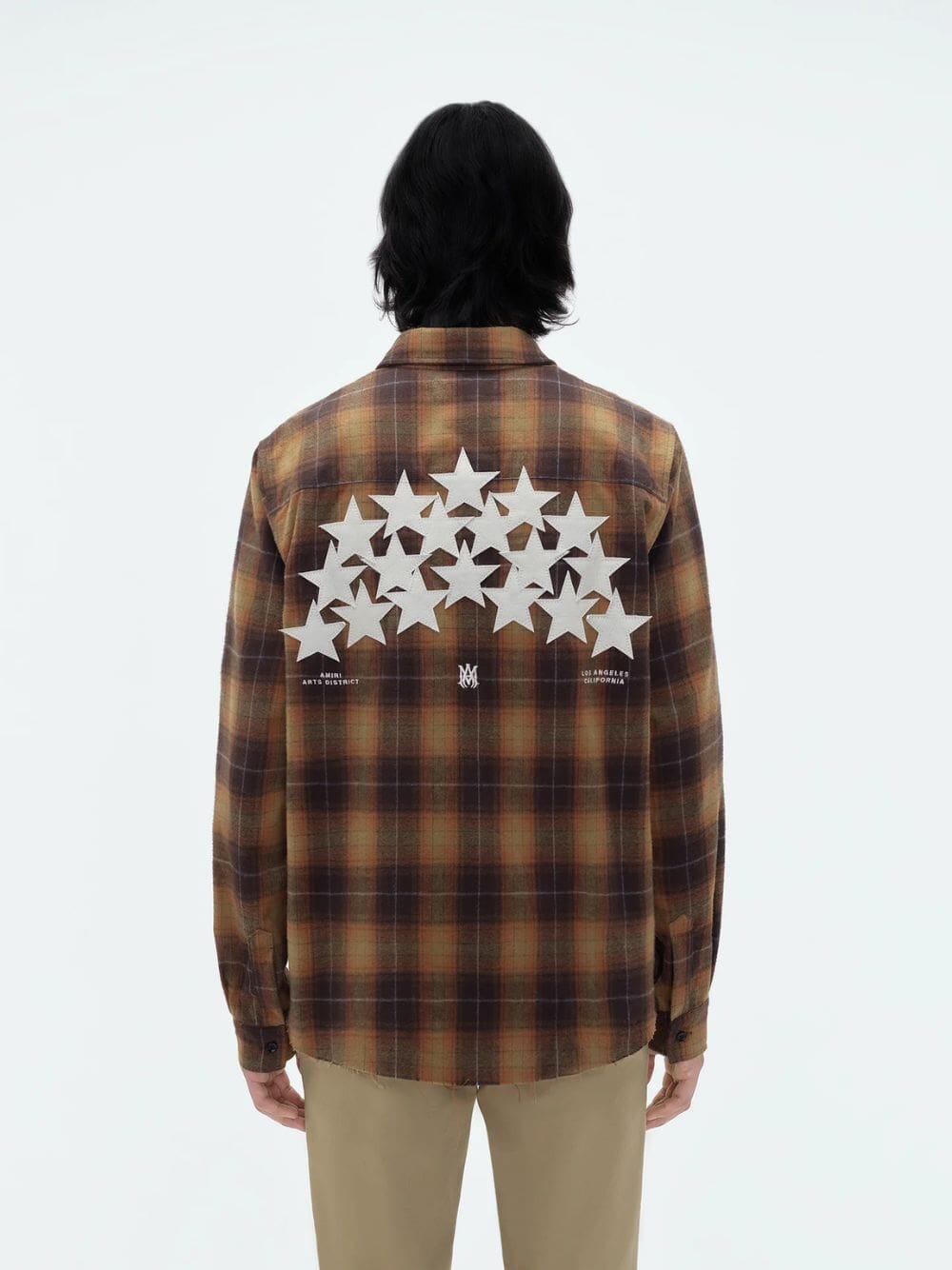 Star Leather Flannel Shirt