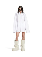 Balenciaga Asymmetric Oversize White Shirt