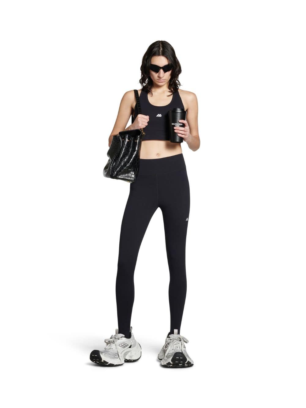 Black Activewear Sports Bra