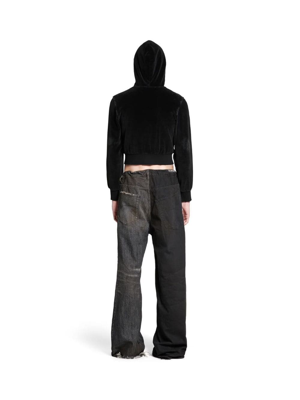 Fifty-Fifty Black Denim Pants