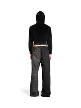 Balenciaga Fifty-Fifty Black Denim Pants