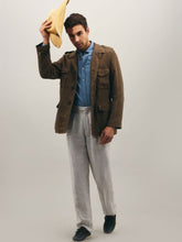 Boglioli Garment-dyed Linen Field Jacket