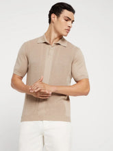 Brunello Cucinelli Textured Rib Knit Cotton Polo