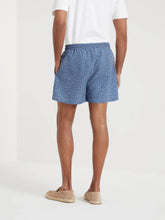 Brunello Cucinelli Pacific Geometric Swim Shorts