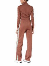 Casablanca Laurel Jacquard-Stripe Brown Jacket