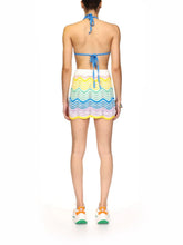 Casablanca Gradient Wave Crochet Skirt