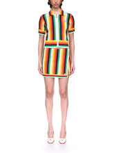 Casablanca Striped Cotton-Blend Towelling Top