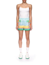 Casablanca Day of Victory Linen Shorts