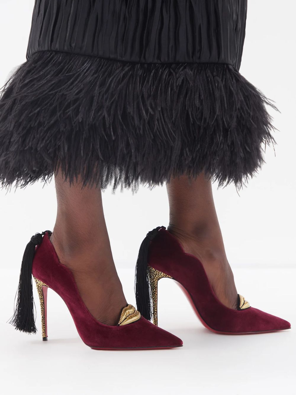 Hot Chick Kiss Velvet 100mm Pumps