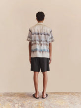 Commas White Eclipse Silk Camp Collar Shirt