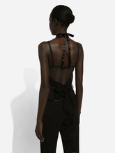 Dolce & Gabbana Chiffon Halterneck Flower Top