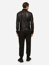 Dolce & Gabbana Black Lambskin Jacket