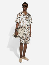 Dolce & Gabbana Silk Hawaiian Shirt with Tulip Print