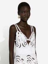 Dolce & Gabbana Rhinestone Shell DG Logo Earrings