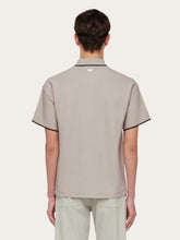 Ferragamo Polo Shirt with Center Stripe