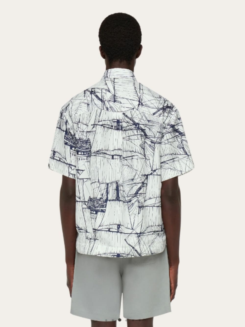 Veliero Print Short Sleeved Shirt