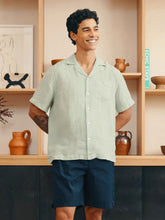 Frescobol Carioca Angelo Mineral Linen Shirt