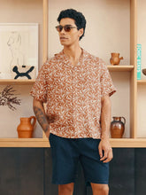 Frescobol Carioca Roberto Linen Floral Shirt