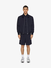 Givenchy Night Blue Wool Poplin Bermuda Shorts