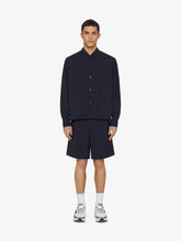 Givenchy Night Blue Wool Poplin Overshirt