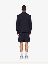 Givenchy Night Blue Wool Poplin Overshirt