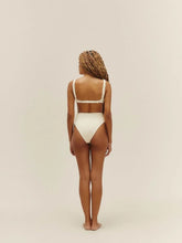 Haight Ribbed Gaia Top White Clay