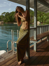 Johanna Ortiz Green Rainstorm Skirt