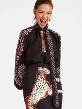 La DoubleJ Gattopardo Placée Black Cerere Blouse