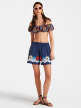 La DoubleJ x Orlebar Brown Whitsun Placée Blue Pull-Up Shorts