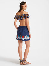 La DoubleJ x Orlebar Brown Whitsun Placée Blue Pull-Up Shorts