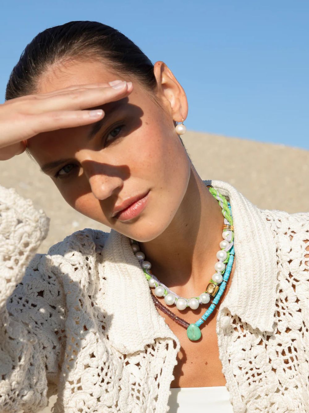 Cowrie Bead Necklace