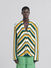 Marni Teal and Yellow Crochet Cardigan