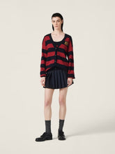 Miu Miu Striped Knit Cardigan
