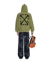 Off-White Military Green Arrow Skate Hoodie
