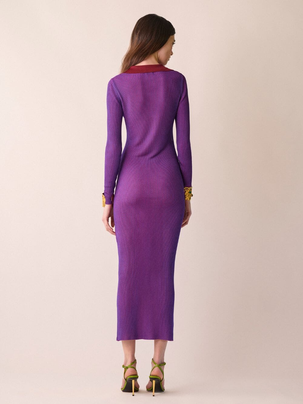 Denebola Long-Sleeve Knitted Dress