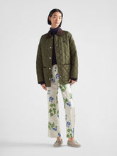 Prada Floral-Print Twill Trousers