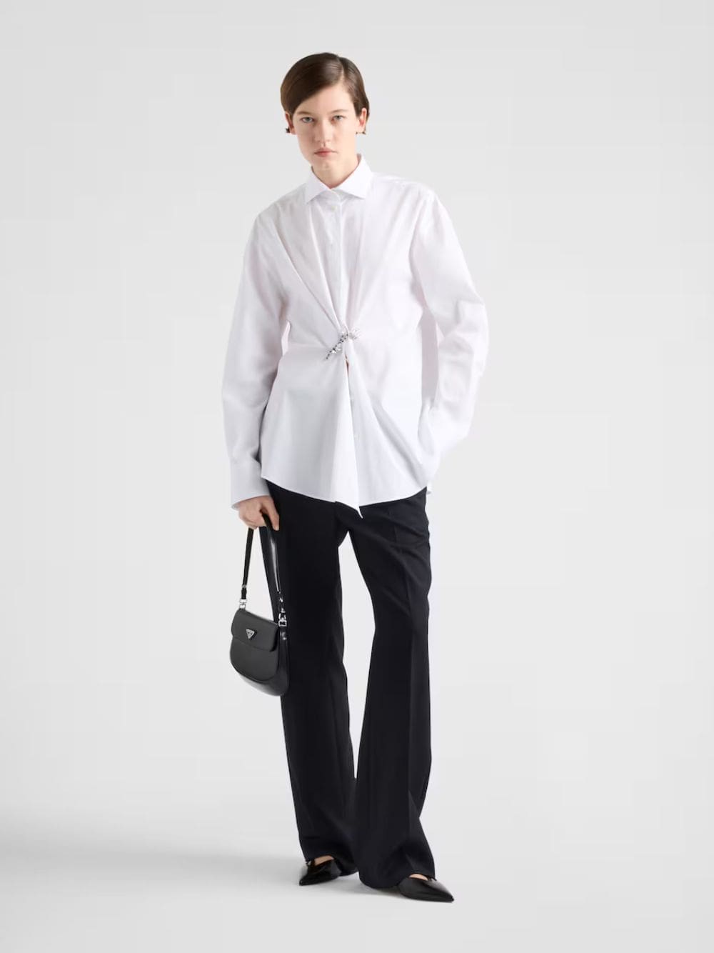 White Poplin Shirt