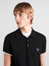 Prada Superfine Wool Logo Polo