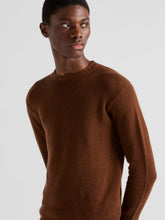 Prada Tobacco Cashmere Crew-Neck Sweater