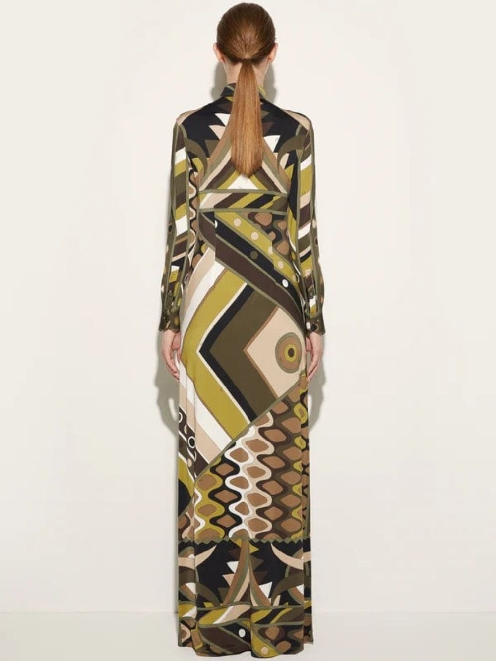 Vivara-Print Long Dress