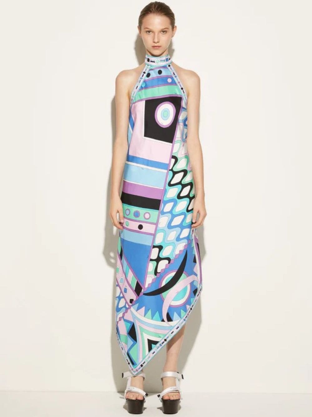 Vivara-Print Silk-Twill Dress