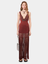 Rabanne Crochet Dress with Fringes and Pearls