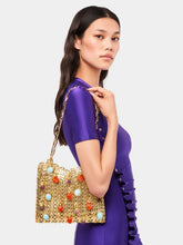 Rabanne Iconic 1969 Gold Bag with Pampilles