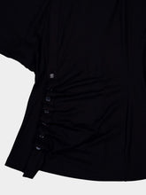 Rabanne Short-Sleeved Draped Blouse
