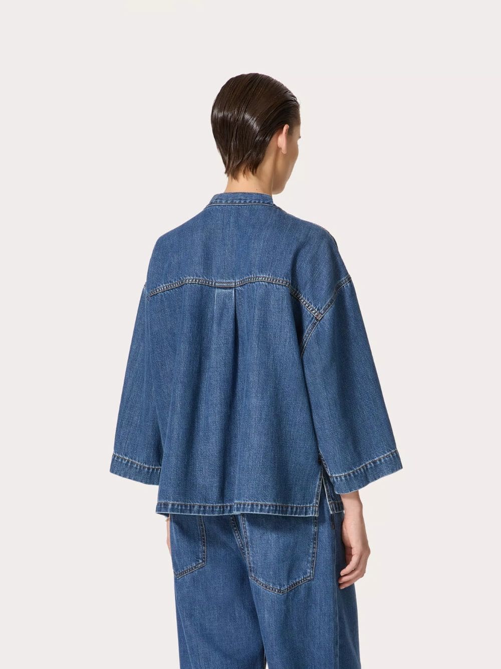 Medium Blue Denim Kaftan